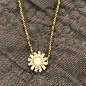 Kate Spade pink stone necklace